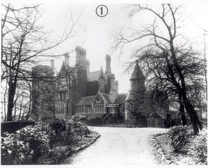 Meanwood Towers, construit en 1867, 1950 - English Photographer